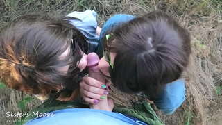 Deyò Pip, Cum nan bouch, &amp;#1057;um bo - mwen&amp;#039;m pataje Mari m &#039; ak mwen StepSis, souse mari&amp;#039;s kòk chante - POV 3some bj StepSisters Moore