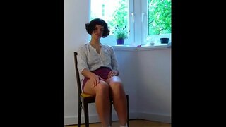 Μωρό μου με τριχωτό μουνί και Τριχωτό λάκκους Selfie καταπολέμηση σε οργασμό